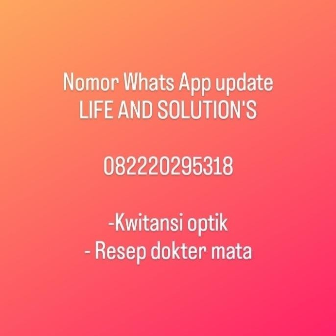 

Kwitansi Optik