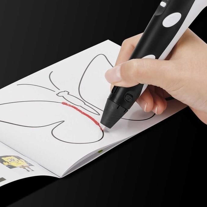 

Printing Pen 3D Stereoscopic Drawing Lukis 3 Dimensi Edukasi Anak