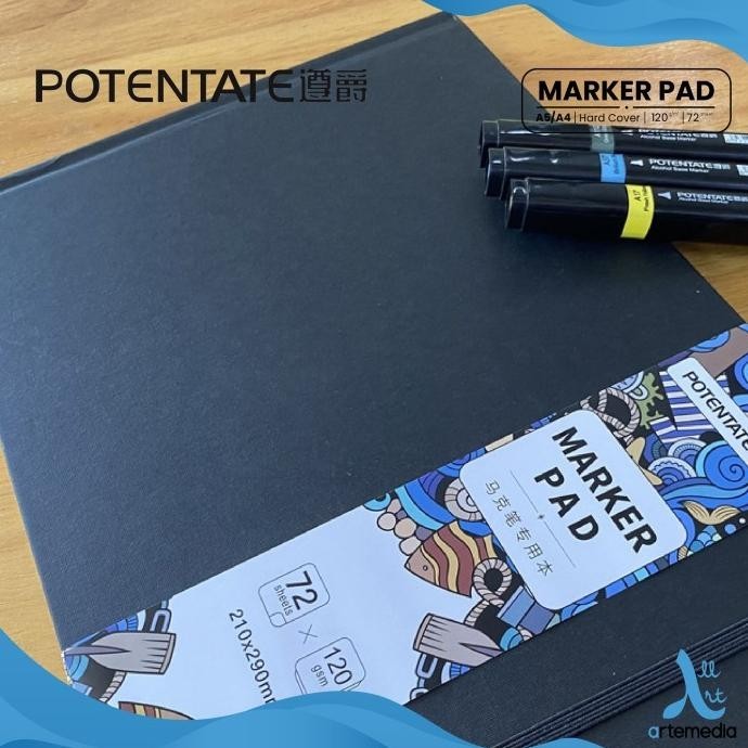 

Buku Sketsa Potentate Marker Pad A4 Hard Cover Sketchbook