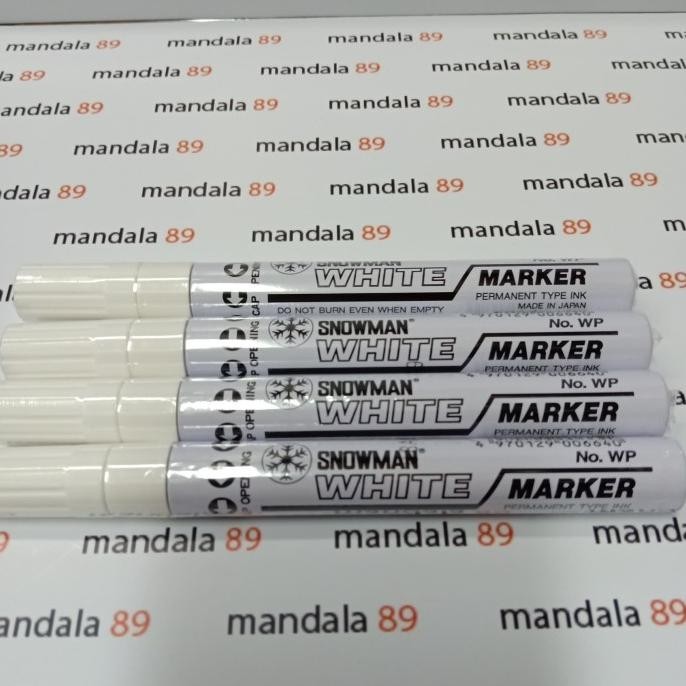 

Spidol Snowman White Paint Wp-12