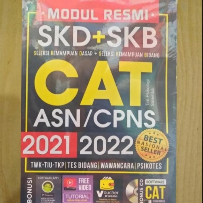 

Buku Modul Resmi SKD+SKB CAT ASN/CPNS 2021-2022+CD