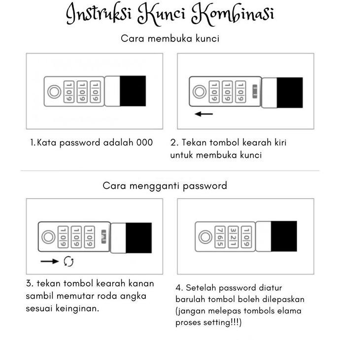 

Notebook Password Lock/Buku Note Password/Notebook Astetik (360 Lmbr)
