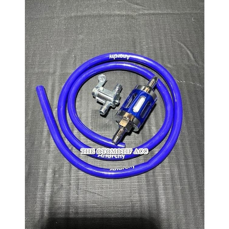 Promo Paket Selang Bensin Baros & Anarchy + Filter Saringan Bensin + Kran Bensin Chrome Untuk Semua 