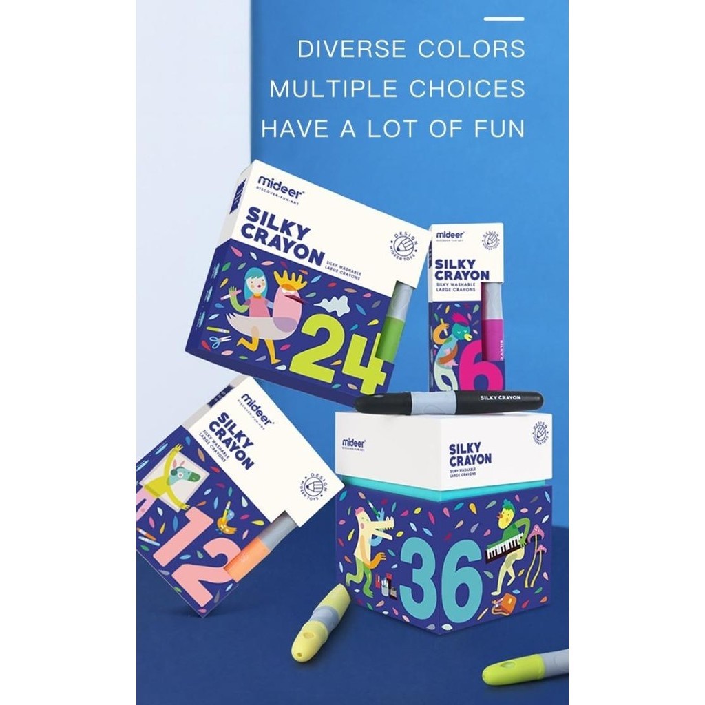 

Std Mideer Silky Crayon 36