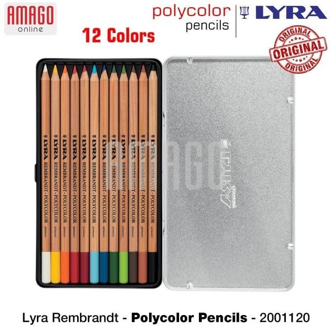 

Lyra - Rembrandt Polycolor Pencils - 12 Pcs - Asstd. Colors - 2001120
