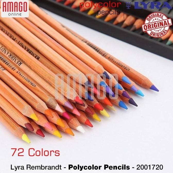 

Lyra - Rembrandt Polycolor Pencils - 72 Pcs - Assorted Colors- 2001720