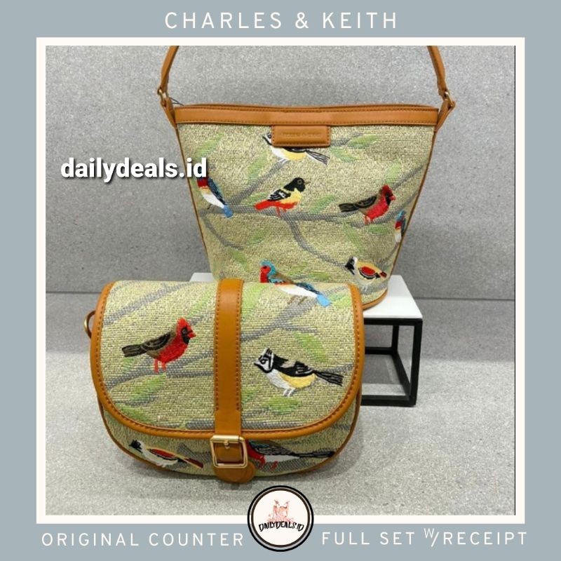 Flora Jacquard - Jast[p] CK ORIGINAL COUNTER BUCKET CROSSBODY SLING BAG TAS STORE AUTHENTIC ASLI MAL