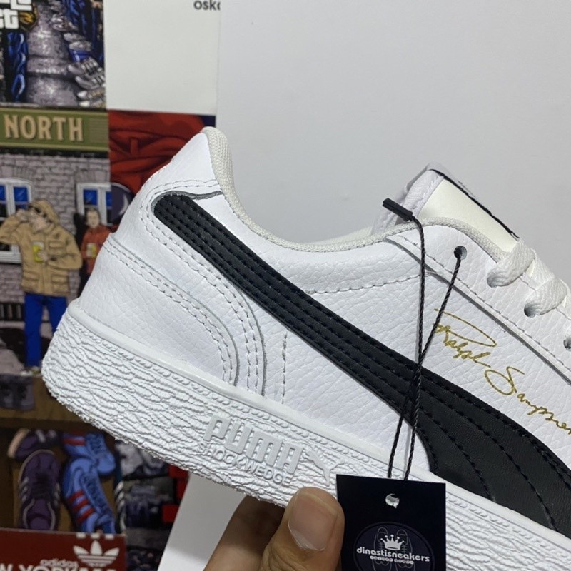 AUTHENTIC PREMIUM SNEAKERS l SEPATU PUMA RALPH SAMPSON WHITE BLACK ORIGINAL 100%