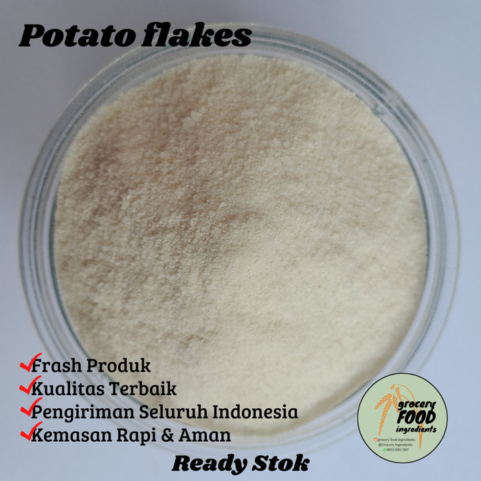 

Terbaru Potato Flakes 500Gram / Tepung Kentang Kasar / Mashed Potato Flakes Promo Terlaris