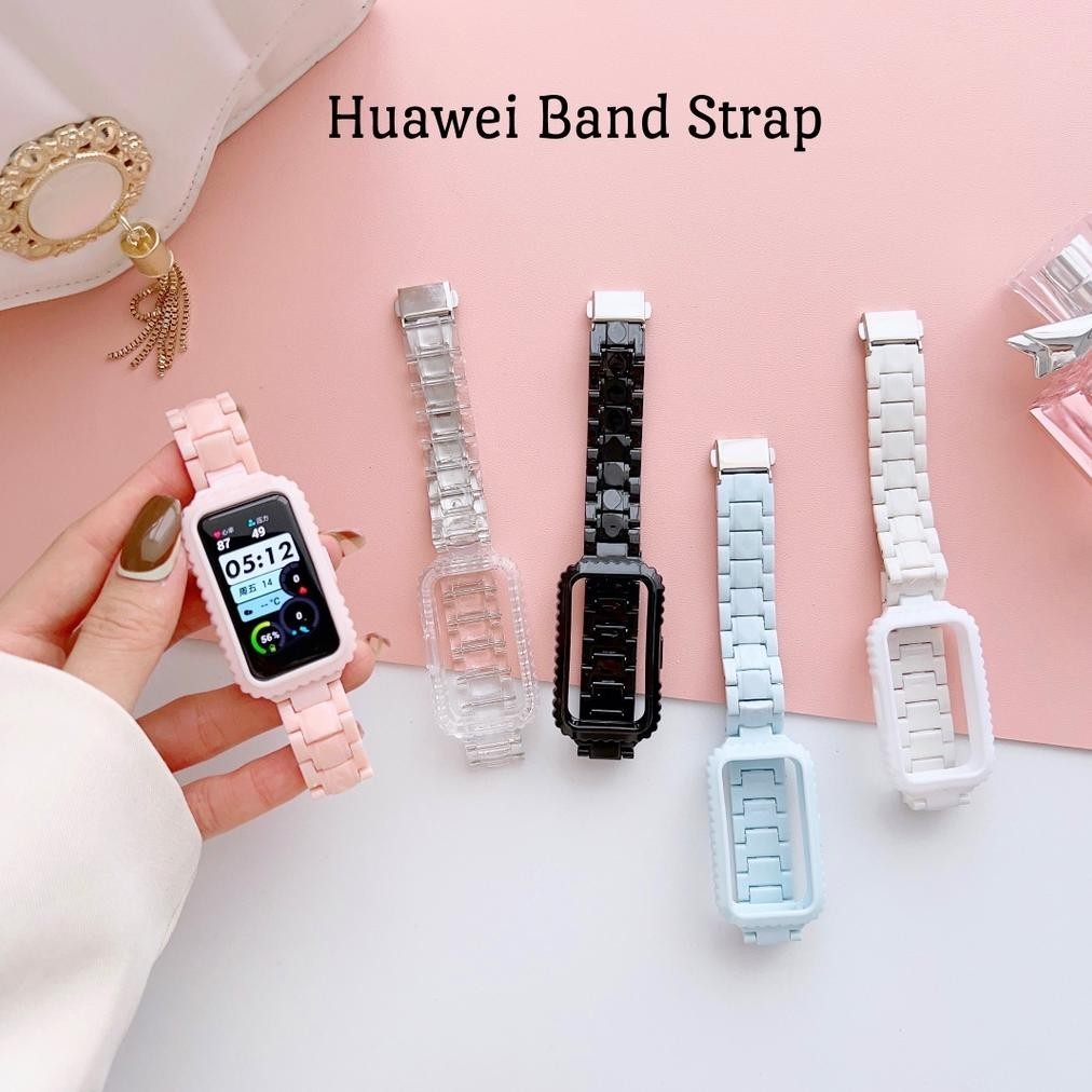 ORIGINAL Candy Strap Huawei Band 6/7/8 Honor Band 6 Transparent TPU 2in1 Strap ew-45