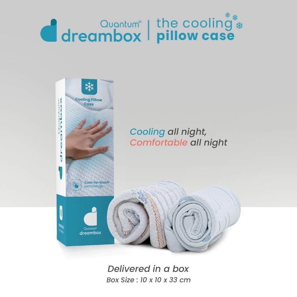 Quantum Dreambox Cooling Pillowcase / Sarung Bantal Dingin Pillow Case