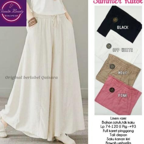 Summer Kulot Linen Rami Premium HQ Jumbo ( KULOT KATUN RAMI ) LINEN