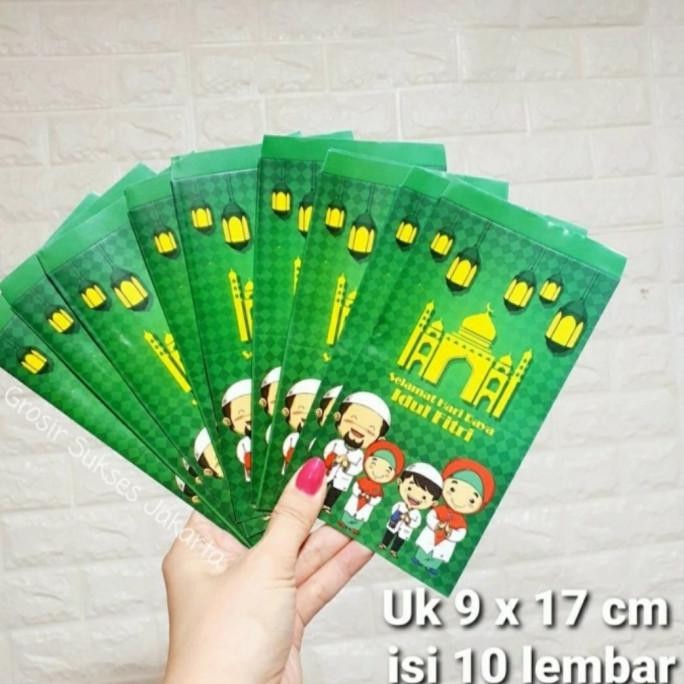 

OLH - Angapo Lebaran Ukuran Panjang isi 10 Lembar Angpao Hari Raya TERLARIS