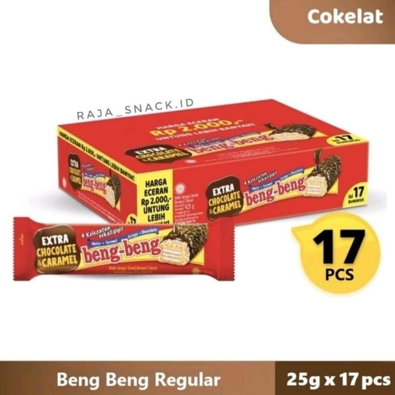 

raja_snack.id - Beng Beng Reguller 1box isi 17 pcs