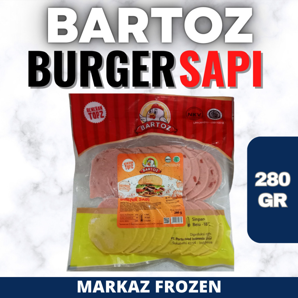 

BARTOZ BURGER SAPI MINI 280GR (25/Q)