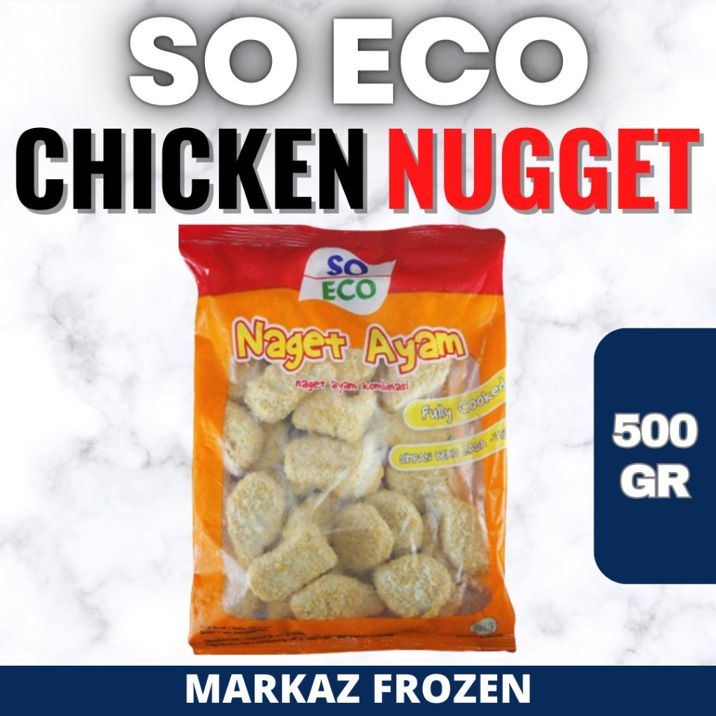 

SO ECO CHICKEN NUGGET 500GR (12/Q)