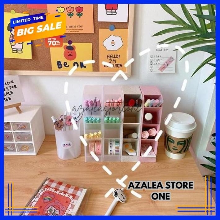 

HIGHT QUALITY TEMPAT PENSIL STATIONERY MEJA BELAJAR DESKTOP PEN HOLDER STORAGE !!!