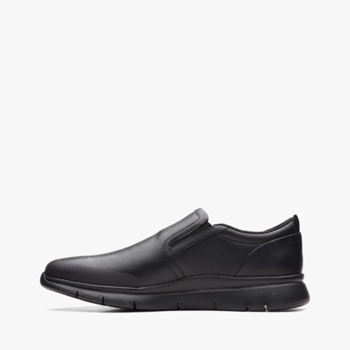 Clarks - Leather Lt Slip Shoes (Original) Men'S Leather Shoes - Black
