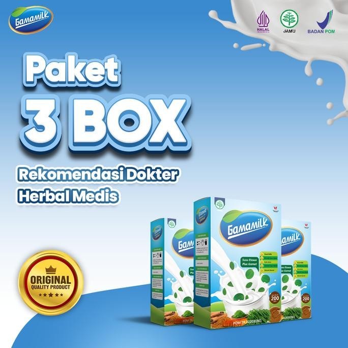 

SUSU ETAWA GAMAT GAMAMILK (3 Box) - Solusi Atasi Masalah Sendi&Tulang