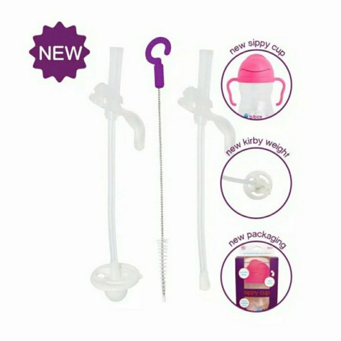 Bbox sippy cup replacement straw B.box sedotan botol sippy cup