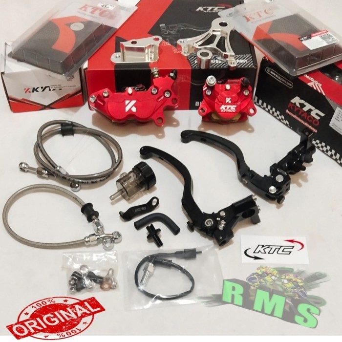 Ktc Paket Master Rem + Kaliper + Selang Plus Breket Ninja Rr R Krr S