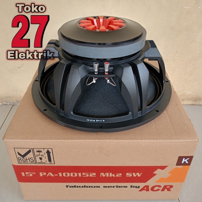 Asli Speaker Acr Fabulous 15 Inch Pa 100152 Mk2 Sw Murah