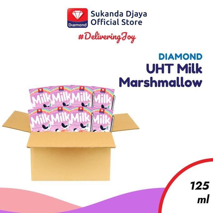 

Susu Diamond UHT Milk Marshmallow 125 Ml 1 Karton