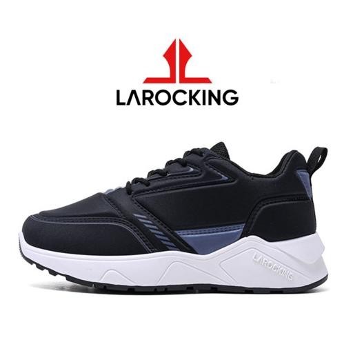 Larocking - Raptor Hitam | Sepatu Sneakers Running Gym Shoes Sport