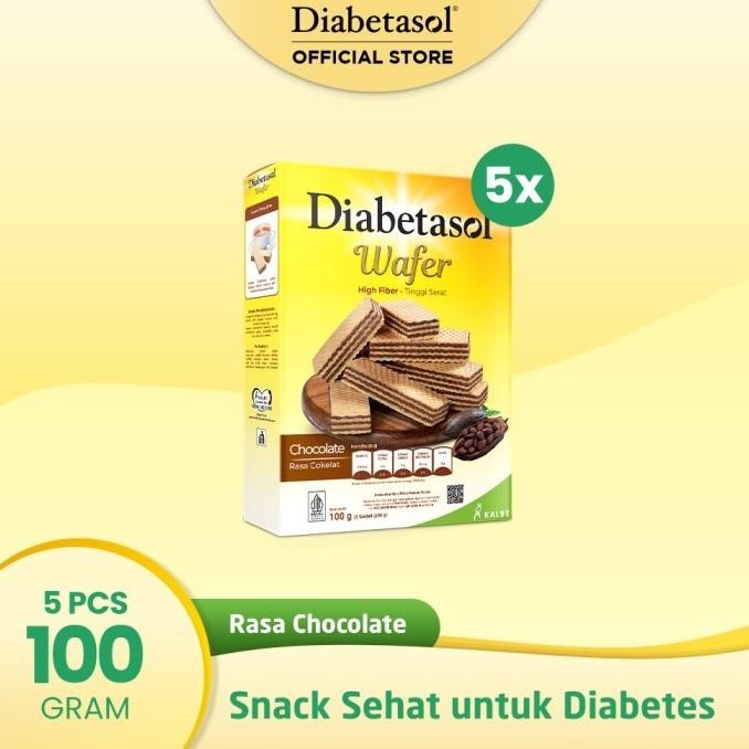 

Buy 5 Diabetasol Wafer Chocolate 2x50g