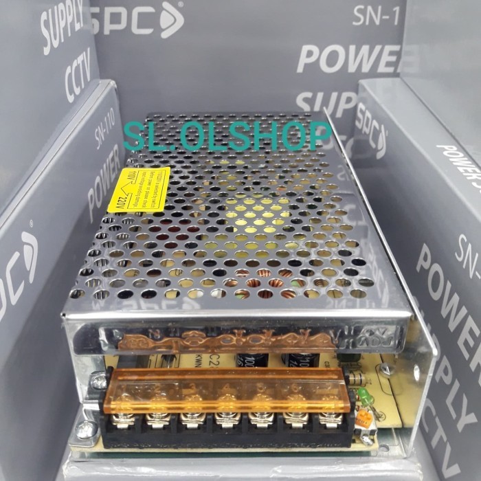 Power Supply Cctv Spc Sn~10 12V 10A(120W )Jaring Spc Untuk Cctv