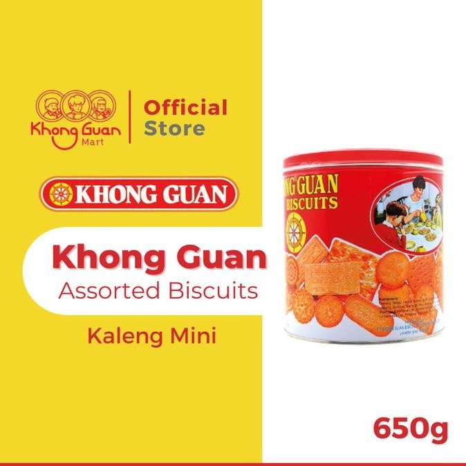 

Khong Guan Assorted Biscuits Red Kaleng Bulat 650 Gram