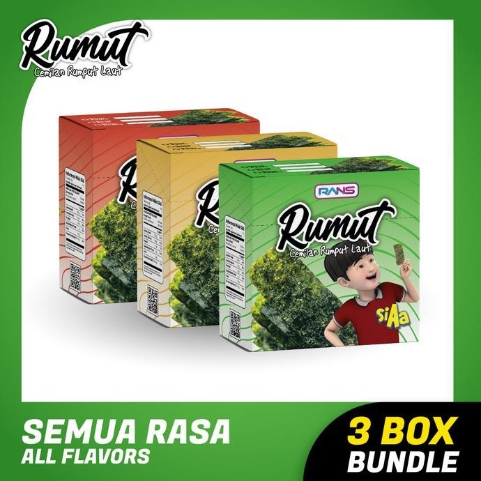 

Rumut Cemilan Rumput Laut Bundling 3 Rasa