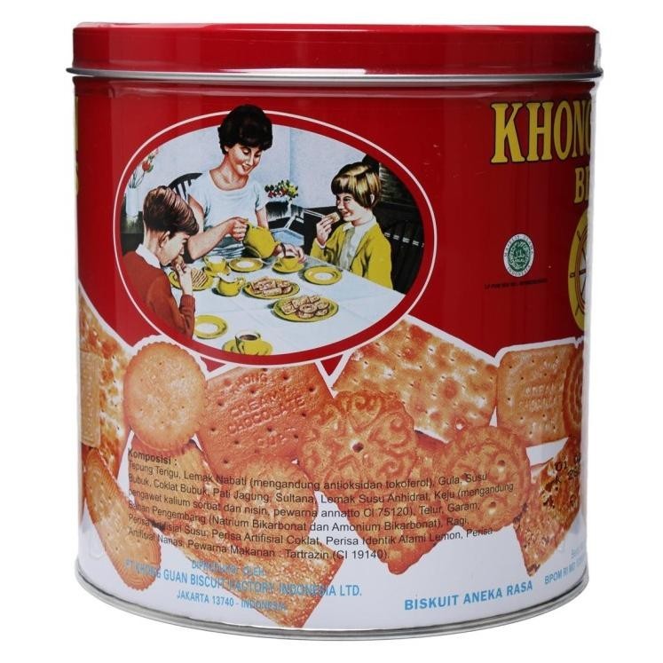 

KHONG GUAN Assorted Merah Mini Can Biskuit 650 g