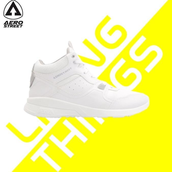 Aerostreet Dunk Putih Abu Muda - Sepatu Olahraga Sneakers Sport Aero