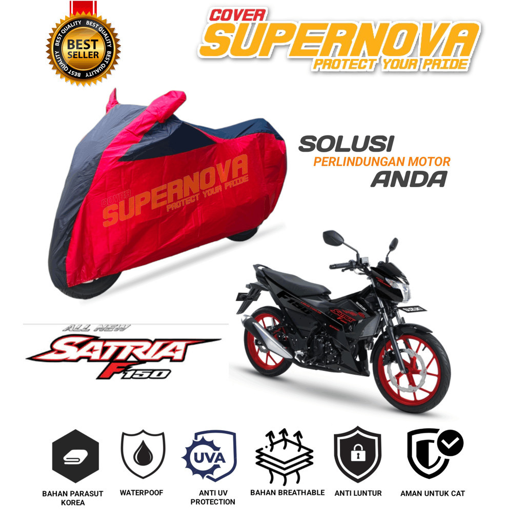 sarung motor satria f150 selimut motor satria f150