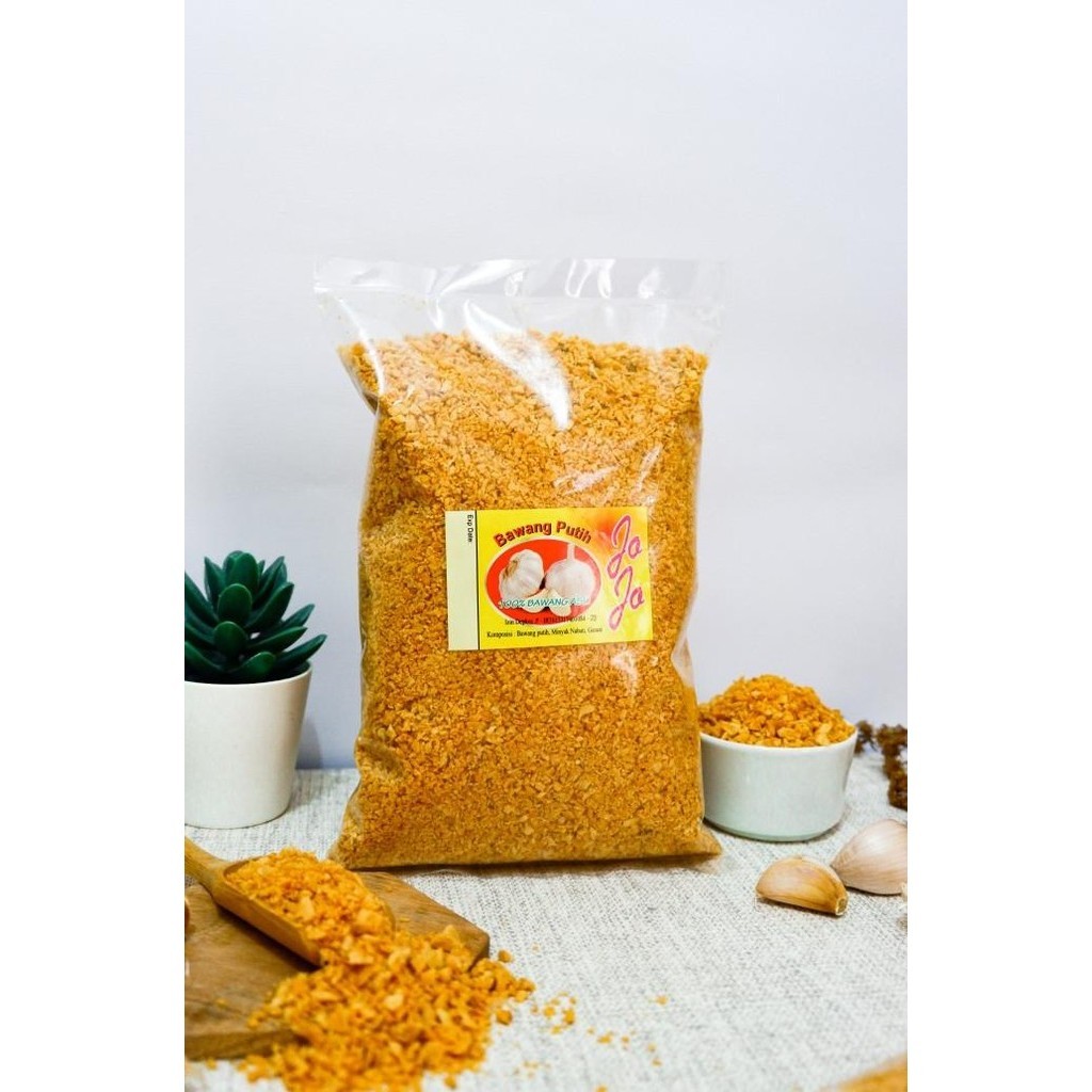 

Bawang putih goreng Jojo Cincang 500 Gr First hand