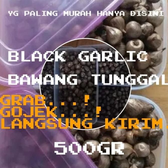 

BAWANG LANANG HITAM / BAWANG TUNGGAL / BLACK GARLIC 500 GRAM