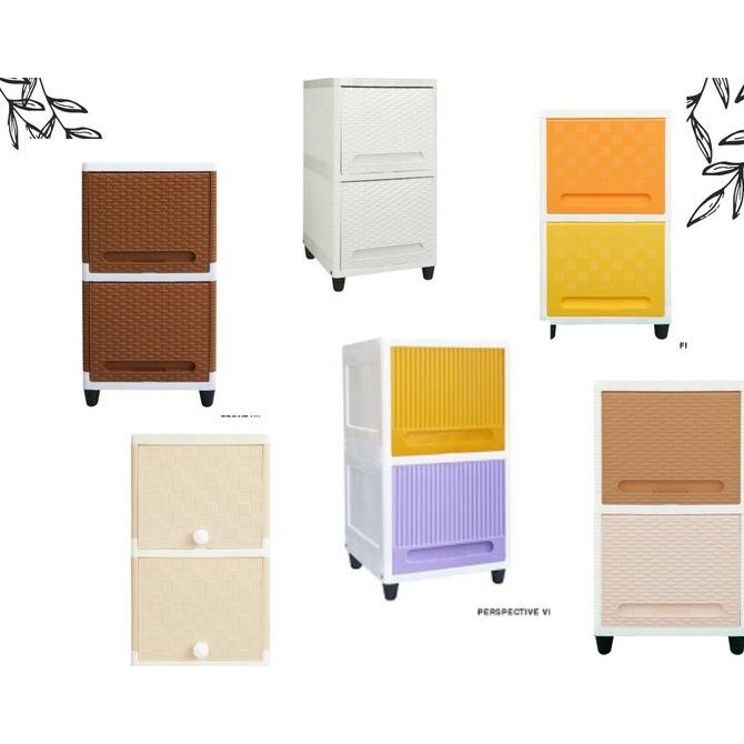 lemari plastik club susun 2 flip