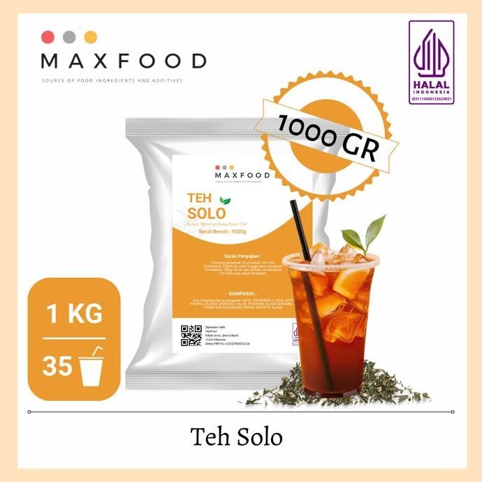 

Maxfood - Bubuk Minuman Teh Solo 1 KG