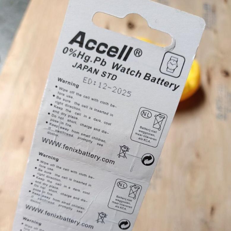 CR - battre ACCELL LR 626  original Accell Japan std batre jam tangan murah batre umum jam tangan ba