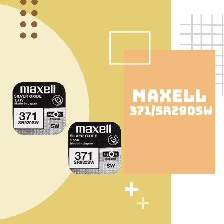CR - BATERAI MAXELL 371 SR920SW ORIGINAL TERLARIS