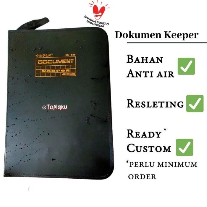 

Topla Map Dokumen Keeper 60 Files Resleting Anti Air Kulit Document