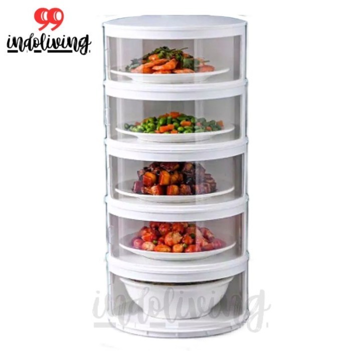 Tudung Saji 5 Susun Tingkat Food Cover Layer