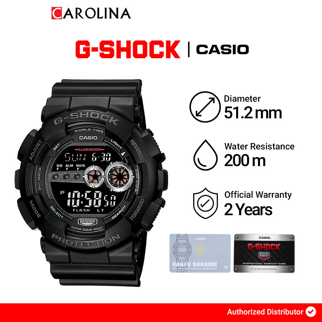 Jam Tangan Casio  G-shock GD-100-1B