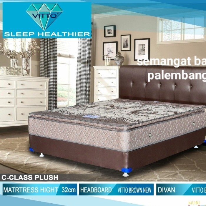 Ready oke] Springbed Ocean Vitto Premier Series (C-Class Plush) matras kasur