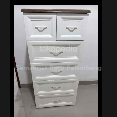$$$$] Lemari Laci Plastik Olymplast 5 Susun (ODC Classic 05 B) Rak Pakaian