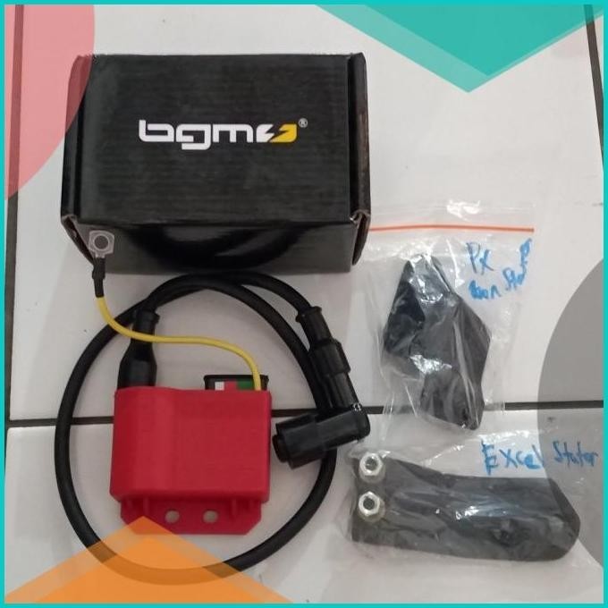 CDI Koil BGM Racing Merah Vespa PX PXE Excel Spartan Strada Bracket 13