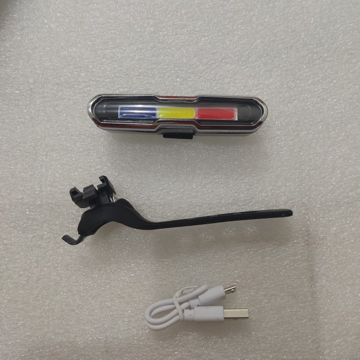 Lampu Depan Atau Belakang Sepeda Usb Polisi Strobo