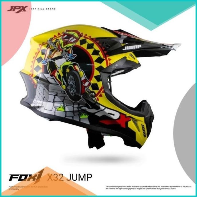 Helm JPX FOX1 FULL FACE X32 JUMP YELLOW LEMON GLOSS 13m4yZ4 last stok