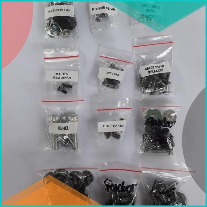 baut set full body lengkap karet body Yamaha F1ZR 13m4yZ4 onderdil